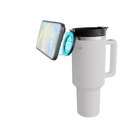 The Porodo Lifestyle Hydrate &amp; Hold Magnetic Mount 40oz Insulated Tumbler is your ultimate companion for your fast-moving day. It has a mammoth 40