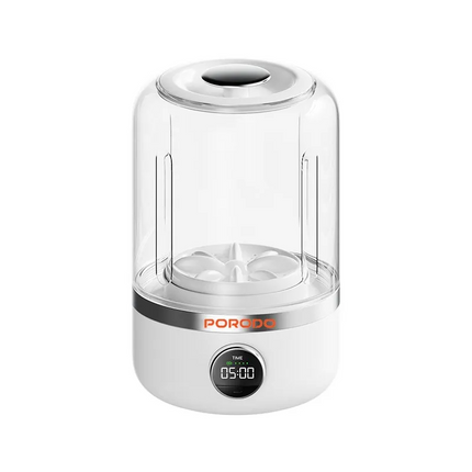The Porodo Lifestyle Cordless Mini Washing Machine is incredibly small and efficient, designed for making quick laundry tasks very portable. With its 