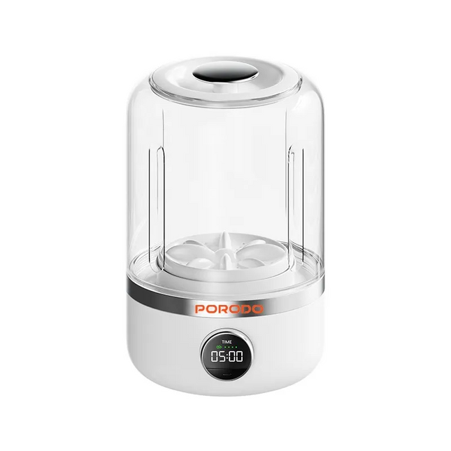 The Porodo Lifestyle Cordless Mini Washing Machine is incredibly small and efficient, designed for making quick laundry tasks very portable. With its 