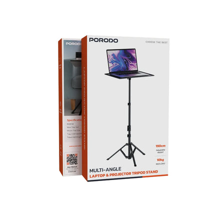 Porodo Multi-Function Stand Projector & Laptop - Optimize your workspace with the Porodo Multi-Function Stand