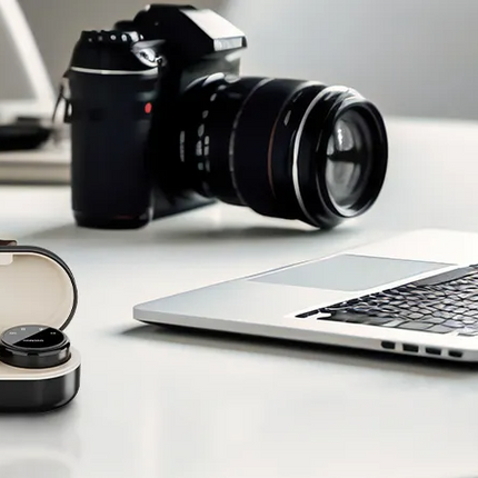 The Black Porodo Lavalier Microphone is designed to capture clear and crisp audio. Its convenience and versatility stand out due to its Type-C connect
