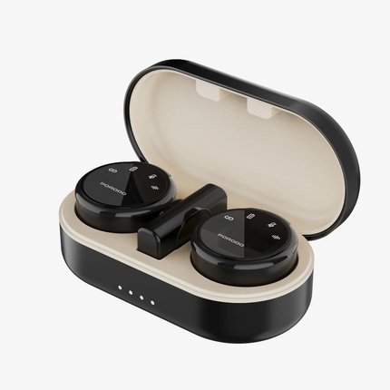 The Black Porodo Lavalier Microphone is designed to capture clear and crisp audio. Its convenience and versatility stand out due to its Type-C connect