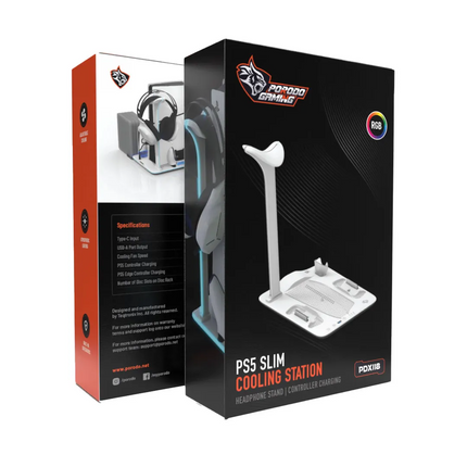 Porodo Gaming PS5 Slim Stand With Magnetic Charger