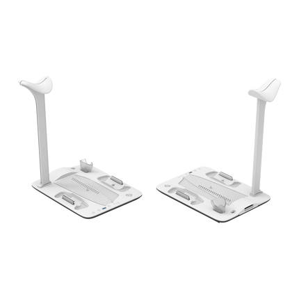 Keep your gaming area organized with the Porodo Gaming PS5 Slim Stand. This stand features a magnetic charger that powers up your PS5 Edge Controller 