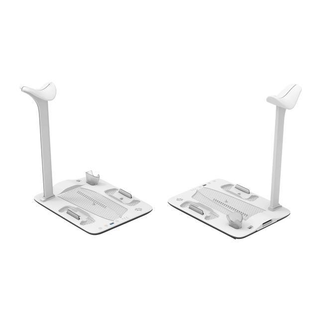 Keep your gaming area organized with the Porodo Gaming PS5 Slim Stand. This stand features a magnetic charger that powers up your PS5 Edge Controller 