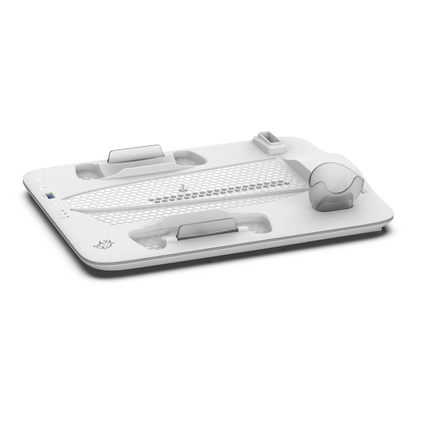 Keep your gaming area organized with the Porodo Gaming PS5 Slim Stand. This stand features a magnetic charger that powers up your PS5 Edge Controller 