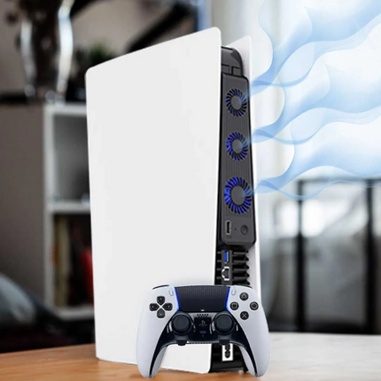 The PS5 cooling fan is specifically designed to prevent your console from overheating during long gaming sessions. In addition, this super magnificent