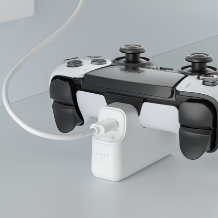 Enhance your gaming experience with the Porodo Gaming 3400mAh PS5 Edge Controller Battery Pack, an essential accessory for dedicated gamers. Featuring