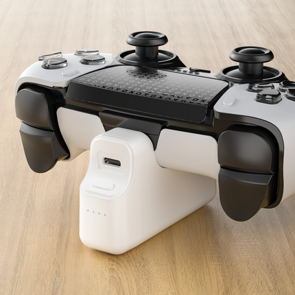 Enhance your gaming experience with the Porodo Gaming 3400mAh PS5 Edge Controller Battery Pack, an essential accessory for dedicated gamers. Featuring