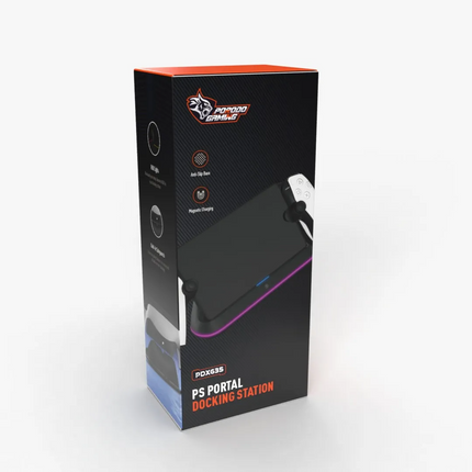 Get ready for efficiency in charging with a bit of style and class added to your gaming setup with the Porodo Gaming PS Portal Charge &amp; Docking St
