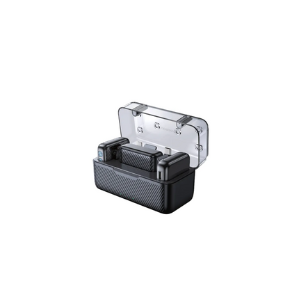 The Powerology Dual Microphone Professional Set represents a wireless high-grade audio solution with crystal-clear sound and smooth connectivity, spec