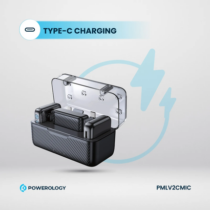 The Powerology Dual Microphone Professional Set represents a wireless high-grade audio solution with crystal-clear sound and smooth connectivity, spec