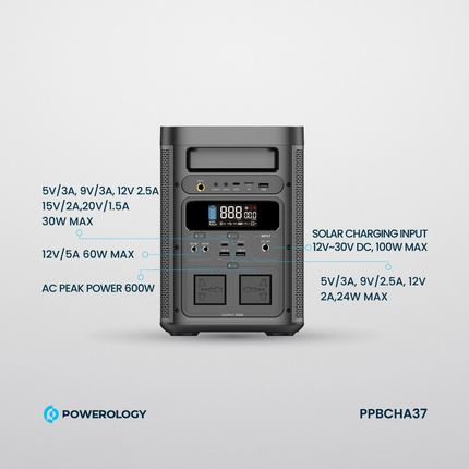 Isn’t it amazing to have a power station with a Hi-Fi sound system
at the same time? Powerology 90000mAh 300W Portable Generator combines with
Hi-Fi S