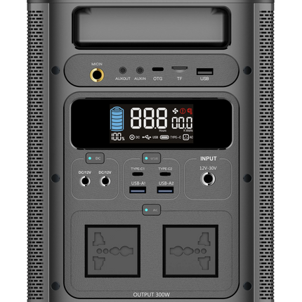 Isn’t it amazing to have a power station with a Hi-Fi sound system
at the same time? Powerology 90000mAh 300W Portable Generator combines with
Hi-Fi S