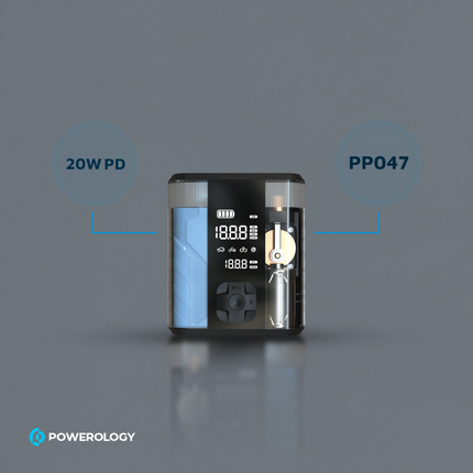 The Powerology 8800mAh Jump Start Air Compressor is a must-have for people who are always on the road. There may come a time when your engine needs a 