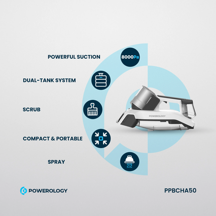 The Powerology Cordless Spot Cleaner is a new, versatile, and convenient machine for those looking for an easy way to clean their homes after dirt. Th