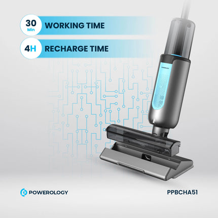 Powerology Dual Design - Cordless Vacuum & Mop