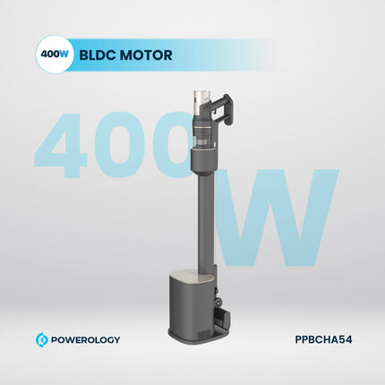 Powerology Cordless Vacuum Auto-Disposal Charging
