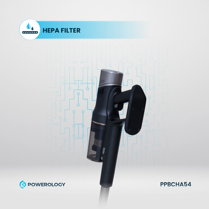 The Powerology Cordless Vacuum with Auto-Disposal Charging is a new definition of cleaning convenience. An integrated, robust 400W BLDC motor has an i