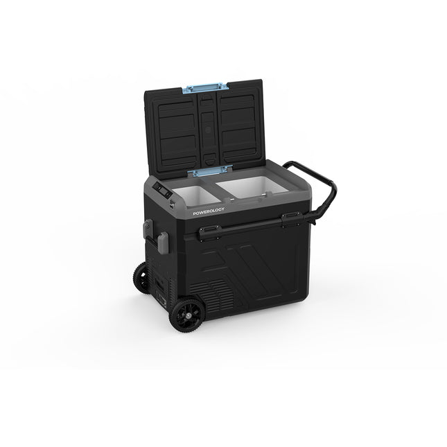 Powerology Dual Compartment Smart Fridge and Freezer 60L
