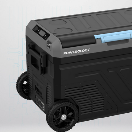 Powerology Dual Compartment Smart Fridge and Freezer feature versatile and efficient cooling, and with its total capacity of 40L, your items can be us