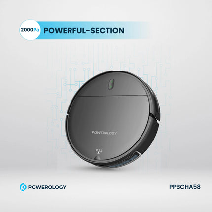 Powerology Smart Robovac Vacuum & Mop - Clix