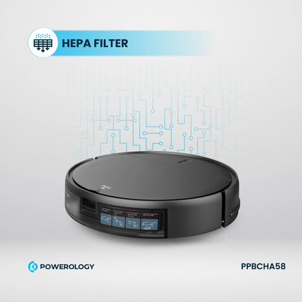 Introducing the Powerology Smart Robovac Vacuum &amp; Mop, the intelligent cleaning solution that automates and powers house cleaning. This highly eff