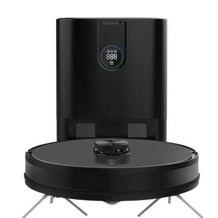 The Powerology Smart Station Robot Vacuum &amp; Mop combines advanced technology with solid cleaning for hands-free cleaning. The high-capacity 5200mA
