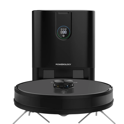 The Powerology Smart Station Robot Vacuum &amp; Mop combines advanced technology with solid cleaning for hands-free cleaning. The high-capacity 5200mA