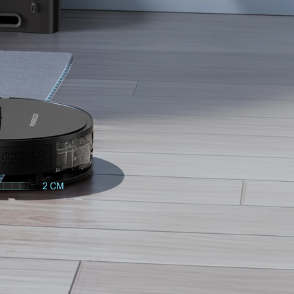 The Powerology Smart Station Robot Vacuum &amp; Mop combines advanced technology with solid cleaning for hands-free cleaning. The high-capacity 5200mA