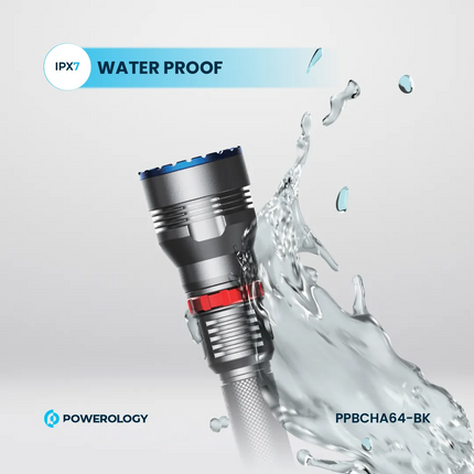 Powerology 4000mAh LED Flashlight is a product engineered for end users who work with lighting and do not need to worry about deteriorating performanc