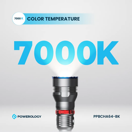 Powerology 4000mAh LED Flashlight is a product engineered for end users who work with lighting and do not need to worry about deteriorating performanc
