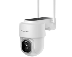 Powerology Built-in Solar Pan & Tilt Outdoor Camera - The Powerology Built-In Solar Pan & Tilt Outdoor Camera is one of the most advanced solutions in outdoor security, and it uses eco-friendly energy