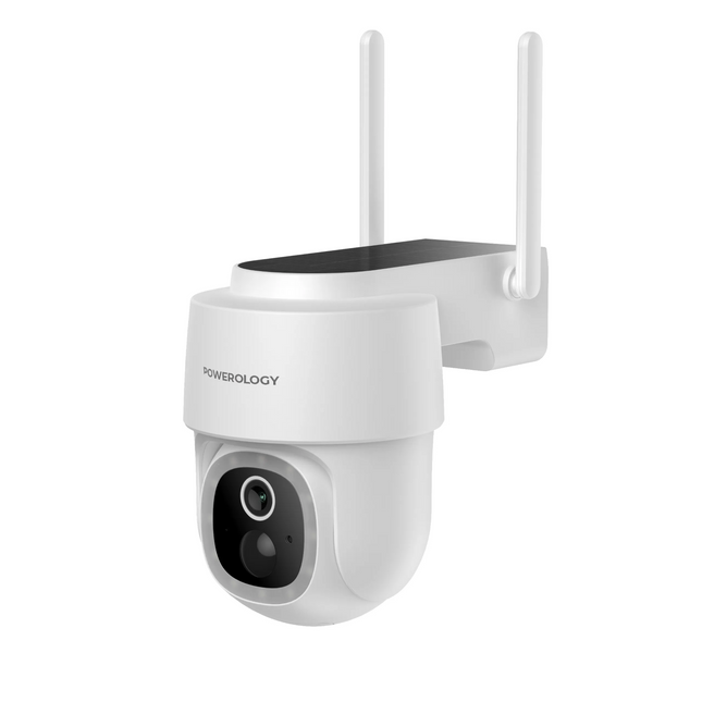 Powerology Built-in Solar Pan & Tilt Outdoor Camera