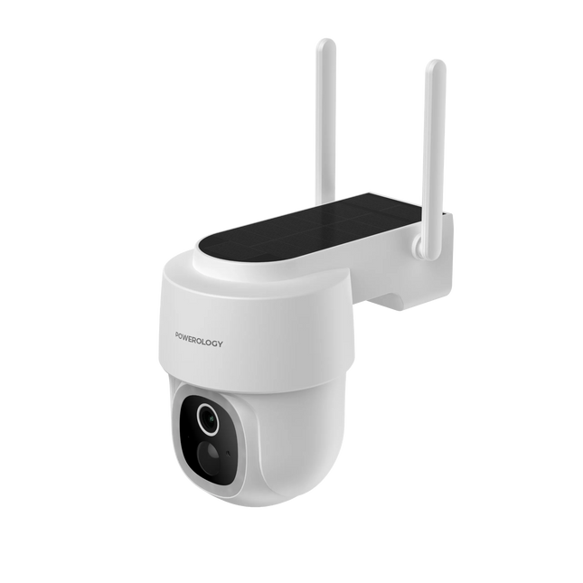 Powerology Built-in Solar Pan & Tilt Outdoor Camera