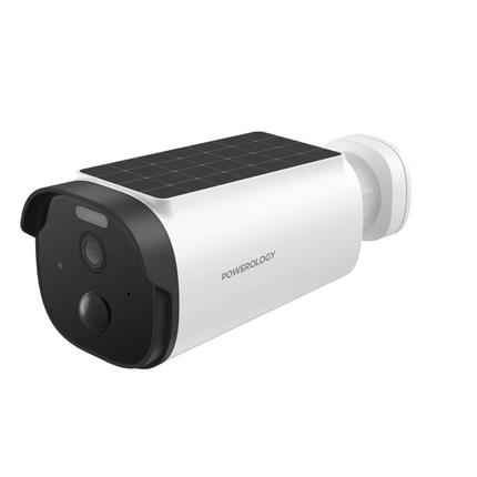 The Powerology Built-in Solar Outdoor Camera is an all-around and reliable security solution for outdoor environments. It comes with 2K Quad HD resolu