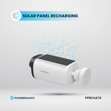 The Powerology Built-in Solar Outdoor Camera is an all-around and reliable security solution for outdoor environments. It comes with 2K Quad HD resolu