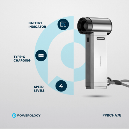 The Powerology Turbo Jet Fan &amp; Vacuum - Silver comes from Powerology and is an amazing cleaning tool designed for maximum efficiency and comfort. 