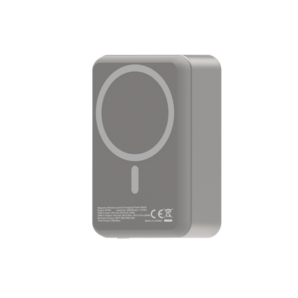 The Powerology 30000mAh MagSafe Aluminum Power Bank is a power and portable solution for charging-in-motion. The 30000mAh Li-Polymer battery is high c