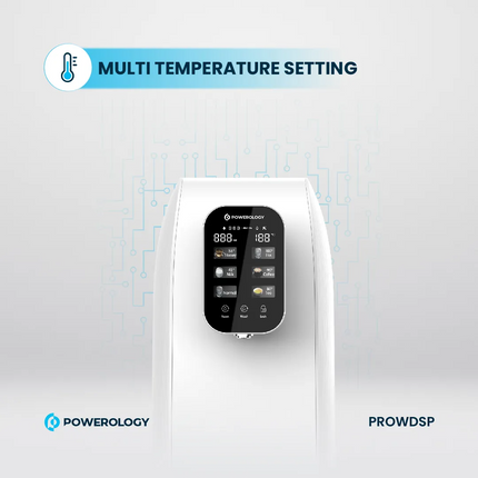 The advanced filtration and efficient performance of the Powerology Reverse Osmosis Water Purifier &amp; Dispenser promises refreshing water in its pu