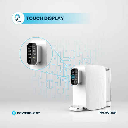 The advanced filtration and efficient performance of the Powerology Reverse Osmosis Water Purifier &amp; Dispenser promises refreshing water in its pu