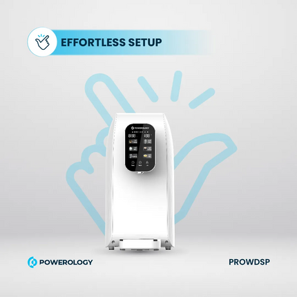 The advanced filtration and efficient performance of the Powerology Reverse Osmosis Water Purifier &amp; Dispenser promises refreshing water in its pu