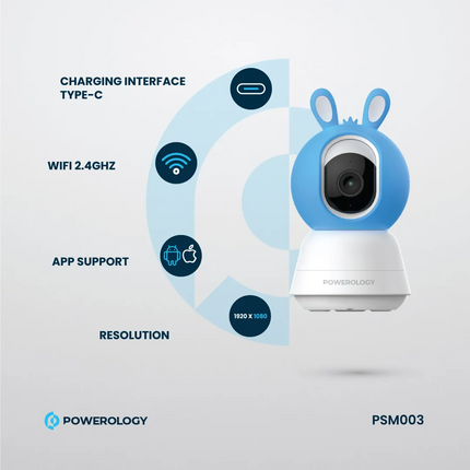 Powerology Monitor & App Baby Camera