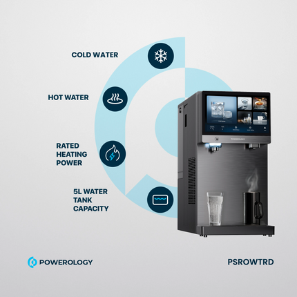 The Powerology 4-Stage Reverse Osmosis Water Purifier Dispenser is the ultimate option a user can go for pure and safe water. It works with a rated vo