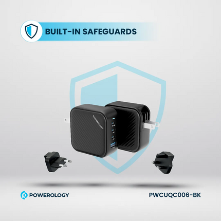 The powerology triple power delivery world travel kit charger makes the charging process as easy as it is possible for you. It achieves high power out