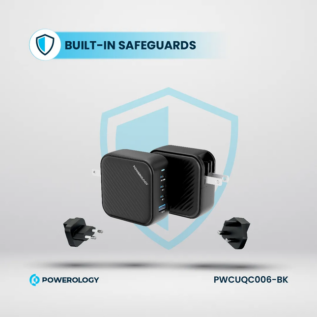 The powerology triple power delivery world travel kit charger makes the charging process as easy as it is possible for you. It achieves high power out