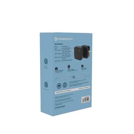 The powerology triple power delivery world travel kit charger makes the charging process as easy as it is possible for you. It achieves high power out