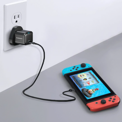 Powerology Ultra-Compact GaN Charger is an advanced charging solution with GaN Technology and USB Type-C Fast Charging. Its rapid charging feature all