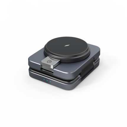 Level up your charging experience with the Powerology Qi2–15W MagSafe iPH15 multi-device charging stand in black. Its smart design and modern technolo