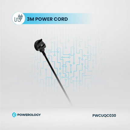The Powerology 2500W 6AC Power Strip with Built-In Retractable Cables - Black is the most versatile tool for charging and powering devices in a home o